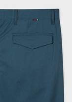 Thumbnail for your product : Paul Smith Men's Tapered-Fit Petrol Blue Stretch-Cotton Chinos