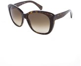 Thumbnail for your product : Alexander McQueen tortoise print turtle shell embossed rectangle frame sunglasses