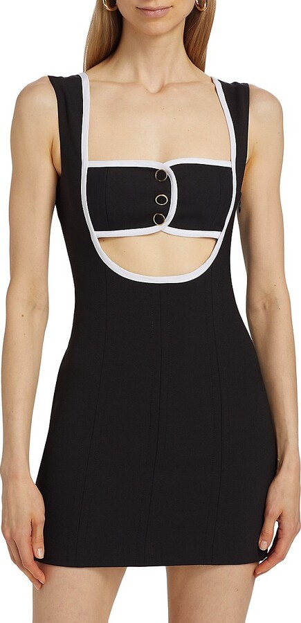 Ronny Kobo Egon Cut-Out Minidress