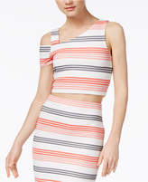 Thumbnail for your product : Bar III Striped Cropped Top, Created for Macy's