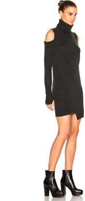 Pam & Gela Cold Shoulder Sweater Dress