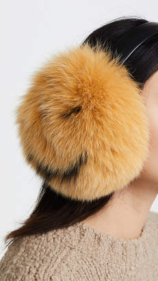Anya Hindmarch Smiley Fur Earmuffs