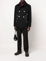 Thumbnail for your product : Namacheko Alep decorative-button wool peacoat