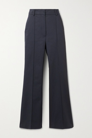 navy bootcut pants