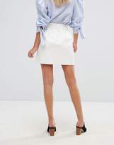 Thumbnail for your product : Missguided Leather Look Mini Skirt