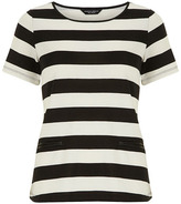 Thumbnail for your product : Dorothy Perkins Black and ivory stripe top