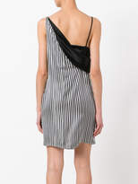 Thumbnail for your product : Lanvin striped floral brooch dress