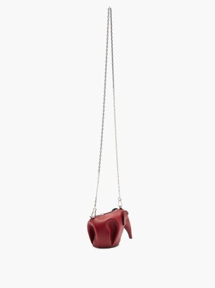 Loewe Elephant Leather Mini Crossbody Pouch - Red