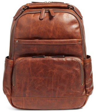 Frye Men's 'Logan' Leather Backpack - Brown