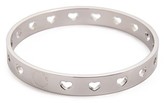 Thumbnail for your product : Marc by Marc Jacobs Metal Heart Bangle Bracelet