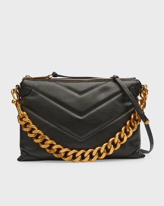 Rebecca Minkoff Edie Maxi Quilted Leather Crossbody Bag