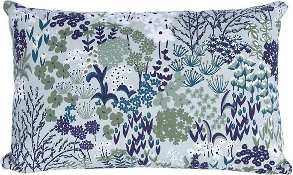 Fermob Bouquet Sauvage Rectangular Pillow in Green