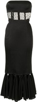 Thumbnail for your product : Alexis Verbena strapless textured dress