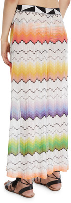 Missoni Mare Zigzag Mesh Pull-On Coverup Pants