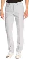 Thumbnail for your product : Armani Collezioni Blue Cotton Trousers with Thin Stripes