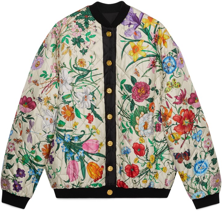 gucci flower coat