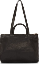 Thumbnail for your product : Marsèll Black Leather Unstructured Double Handle Bag