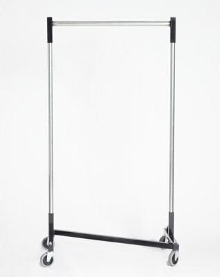 Quality Fabricators 36" W Heavy Duty Single Quickrail Garment Rack