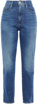 Frame Le Sylvie High-rise Straight-leg Jeans