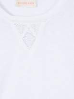 Thumbnail for your product : Simple embroidered detail T-shirt