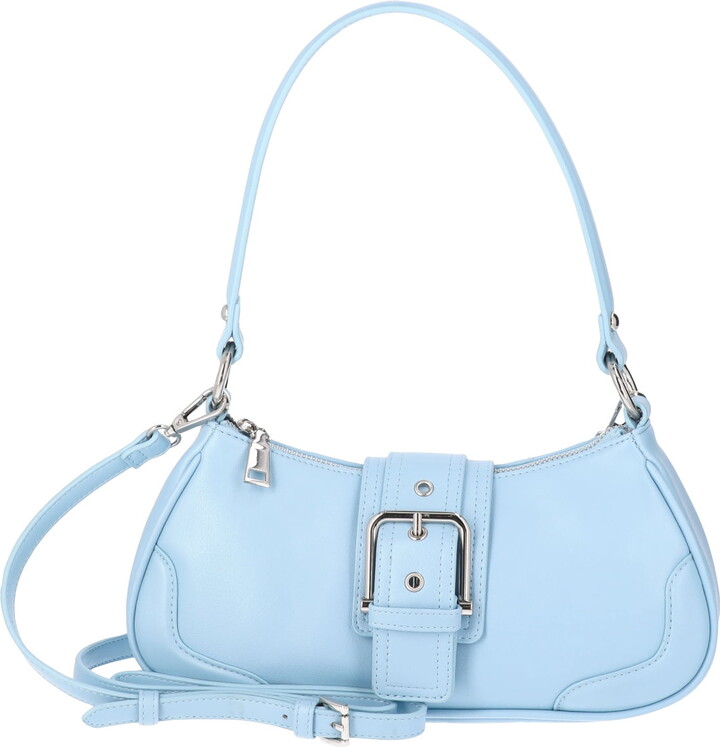 No Boundaries Fashion Shoulder Bag, Blue Buckle, Women’s