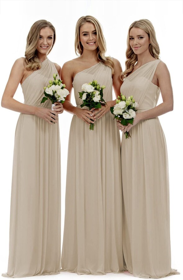champagne bridesmaid dress uk