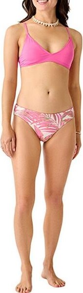 Carve Designs Women's Tamarindo Swim Bikini Top Sporty Medium Hot Pink