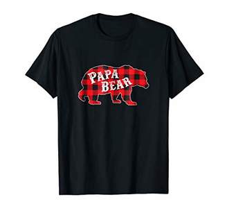 Buffalo David Bitton Red Plaid Papa Bear Matching Family Pajama Tshirt B