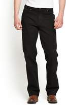 Thumbnail for your product : Wrangler Mens Texas Stretch Straight Jeans - Black
