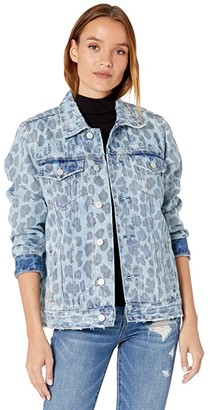blanknyc leopard denim jacket
