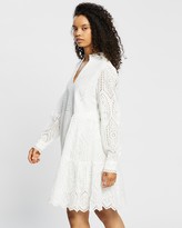 Thumbnail for your product : Y.A.S Women's White Midi Dresses - Holi LS Dress - Size One Size, M at The Iconic