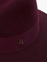 Thumbnail for your product : Maison Michel Henrietta Waterproof Felt Fedora Hat - Burgundy