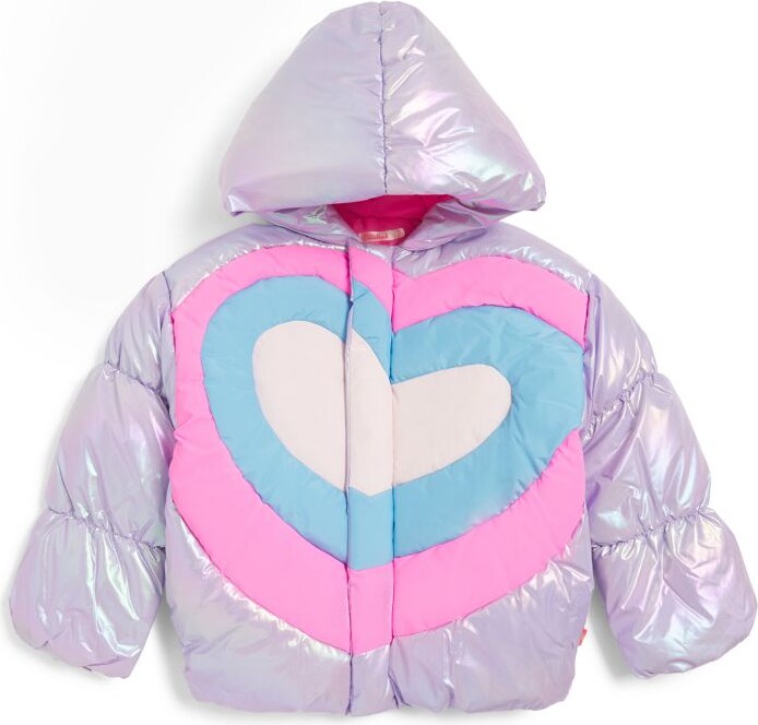 Billieblush Heart Print Puffer Coat (3-12 Years) ShopStyle Girls