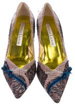 Thumbnail for your product : Christian Lacroix Fabric Bow Pumps