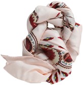 Thumbnail for your product : Acne Studios Silk Paisley Print Scarf Powder Pink