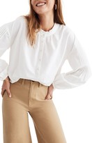 Thumbnail for your product : Madewell Pintuck Sleeve Button Down Top