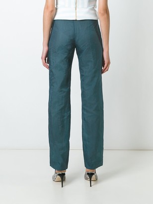 Romeo Gigli Pre-Owned 2000s Straight-Leg Trousers