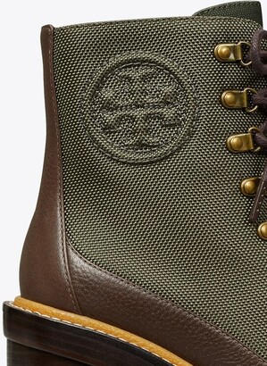 Tory Burch Miller Lug-Sole Ankle Boot | Olive / Militare / Brown | 10