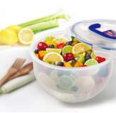 Thumbnail for your product : clear Lock and Lock Round Salad Bowl with Insert Tray