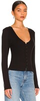 Thumbnail for your product : LnA Novah Button Long Sleeve