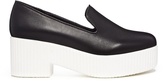 Thumbnail for your product : Shellys Lacharite Monochrome Leather Heeled Shoes