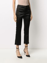 Thumbnail for your product : Pt01 Cropped Slim-Fit Trousers