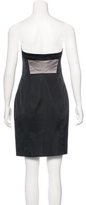 Thumbnail for your product : Karen Millen Colorblock Strapless Dress