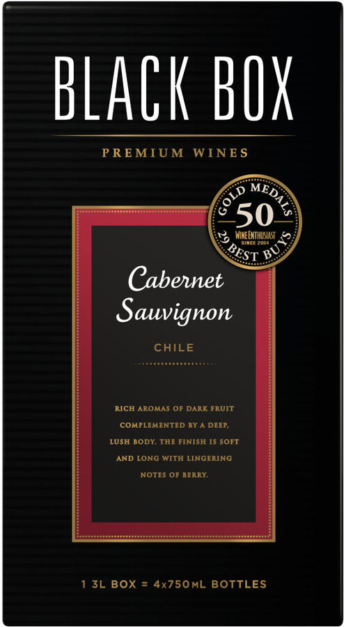 Black Box Cabernet Sauvignon Red Wine Box, 3 L