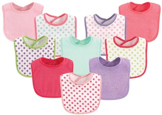 Luvable Friends Feeder Bibs, 10-Pack, One Size