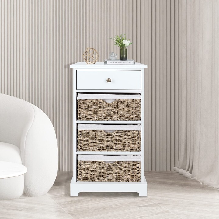 Howcool Wicker Basket Storage Wicker Storage with