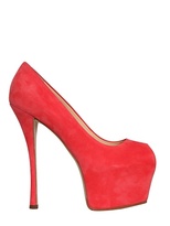 Thumbnail for your product : Giuseppe Zanotti 150mm Suede Open Toe Pumps
