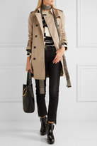Thumbnail for your product : Burberry The Kensington Mid Cotton-gabardine Trench Coat - Sand