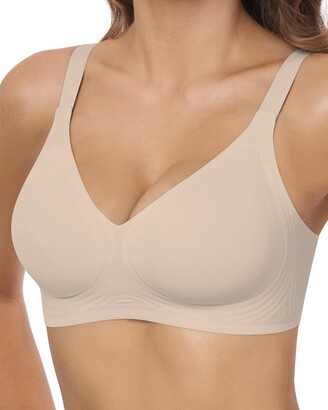 HORISUN Full Coverage Bras Seamless Supportive Plus Size Bras for