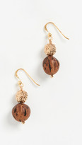 Thumbnail for your product : Tohum Wood Beads Resort Earrings